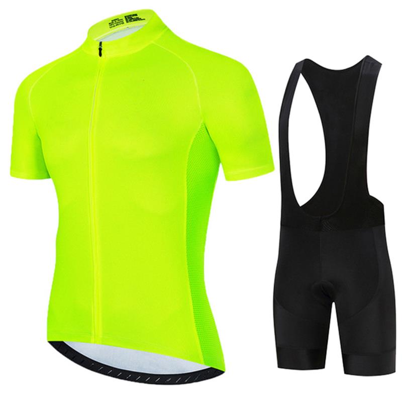 Fluorescent Green 2024 Solid c - Cycling Gear Jersey recension och pris
