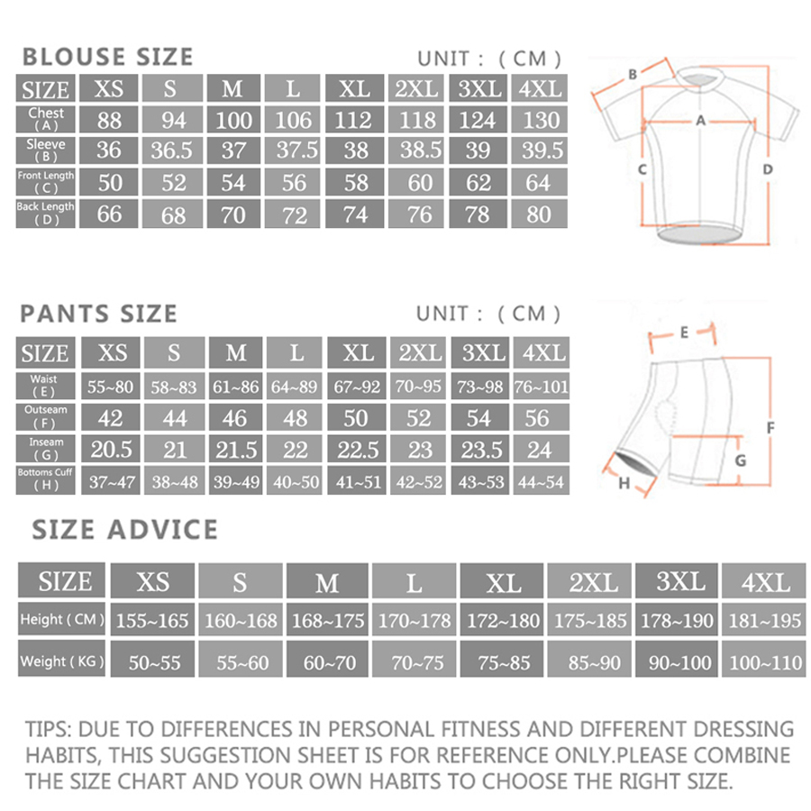Rcn Rvouei Cycling Jersey Set  - Cycling Gear Jersey recension och pris